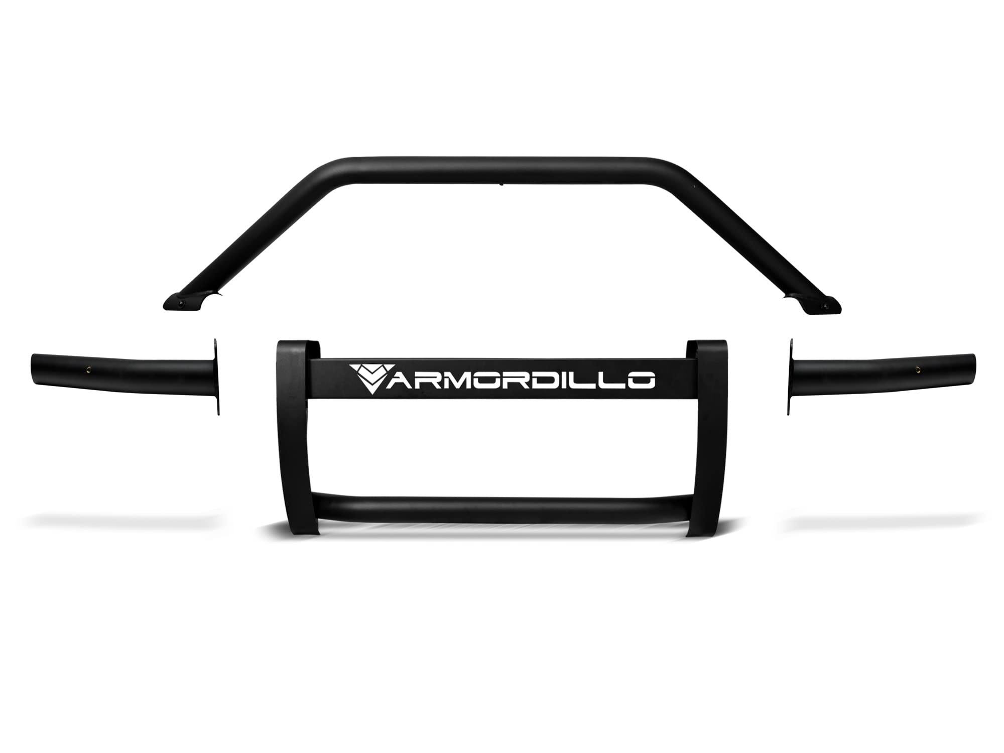 AR Pre-Runner Style Modular Bumper Grille Guard ARMORDILLO - Matte Black Fits 2019-2024 Dodge Ram 2500/3500