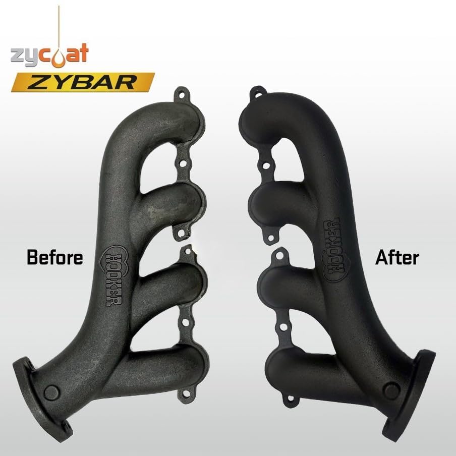 ZyBar ZyCoat 11016 High Temperature Coating - Midnight Black, 16 Ounce