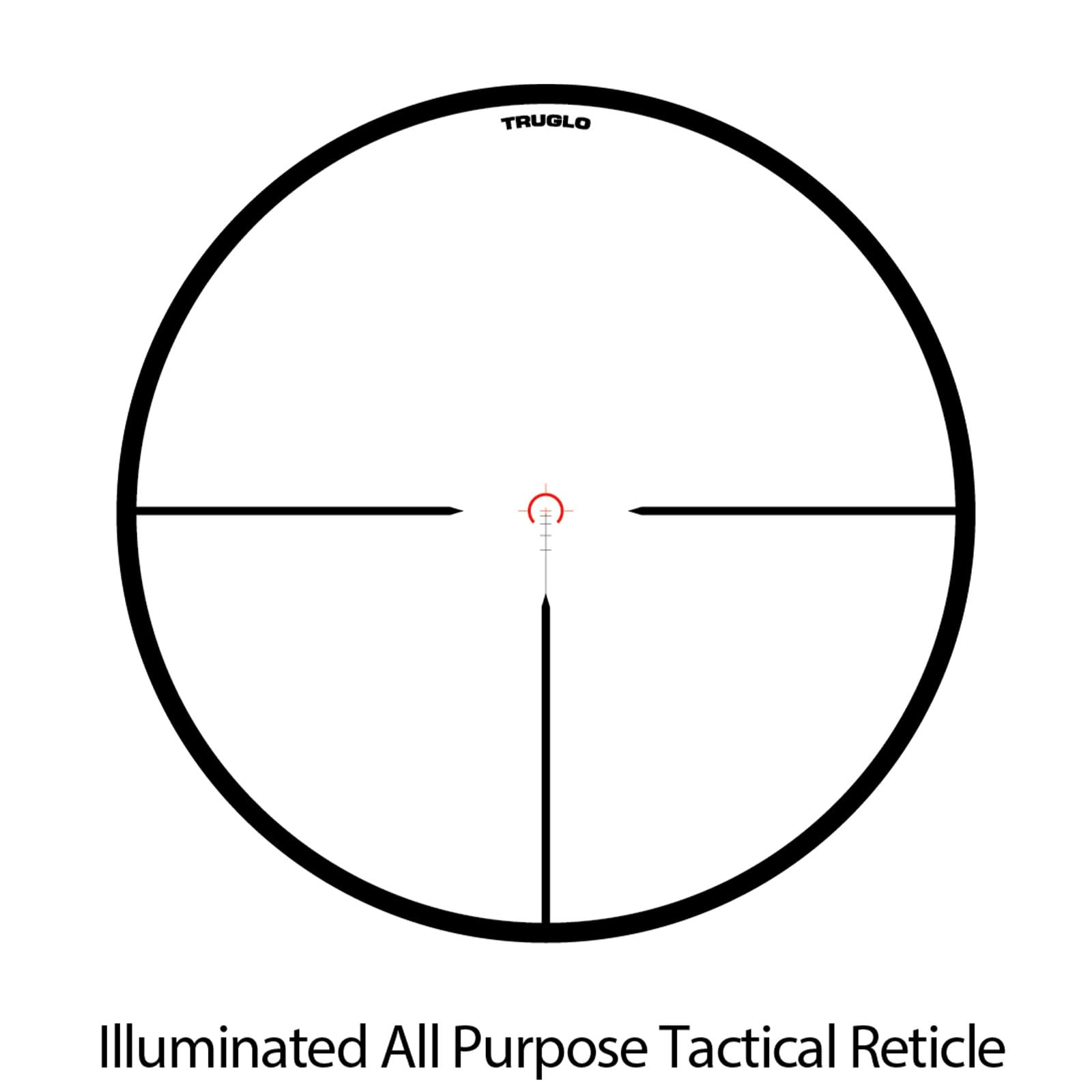 OMNIA TRUGLO Tactical Rifle Scope Low Power Variable Optic, 1-4 x 24mm, Black