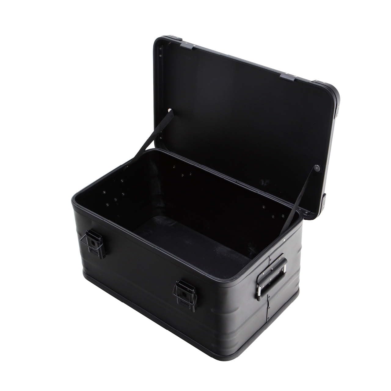 Vehicle Systems Overland Aluminum Box Storage 53QT - Universal Purpose - Heavy Duty Foldable Handles - Heavy Duty Nylon Interior Straps - Boxes are Stackable