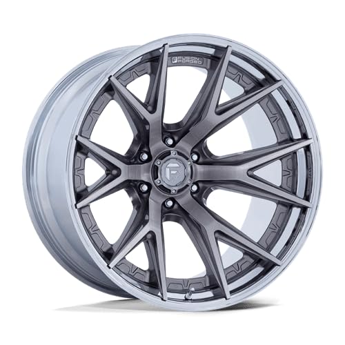 FUEL OFF-ROAD 20X9 FC402 CATALYST 6X135 5.79 20mm PLATINUM WITH CHROME LIP - FC402AP20906320