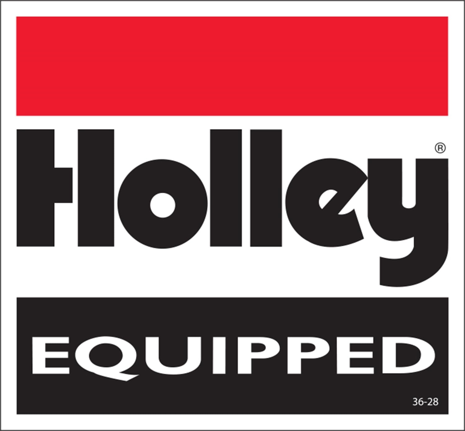 36-28 Equipped Holley Decal