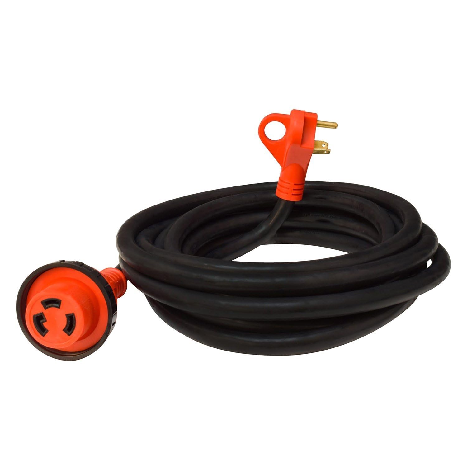Mighty Cord Valterra - A10-3025ED RV 30-Amp Detachable Power Cord, 25-Foot Cord for RV, Red