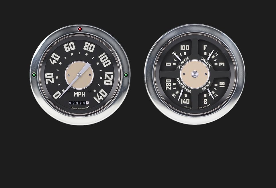 Classic Instruments '54-55 Oe Chevy Truck Speedometer & Quad Gauge - CT54OE52 GM