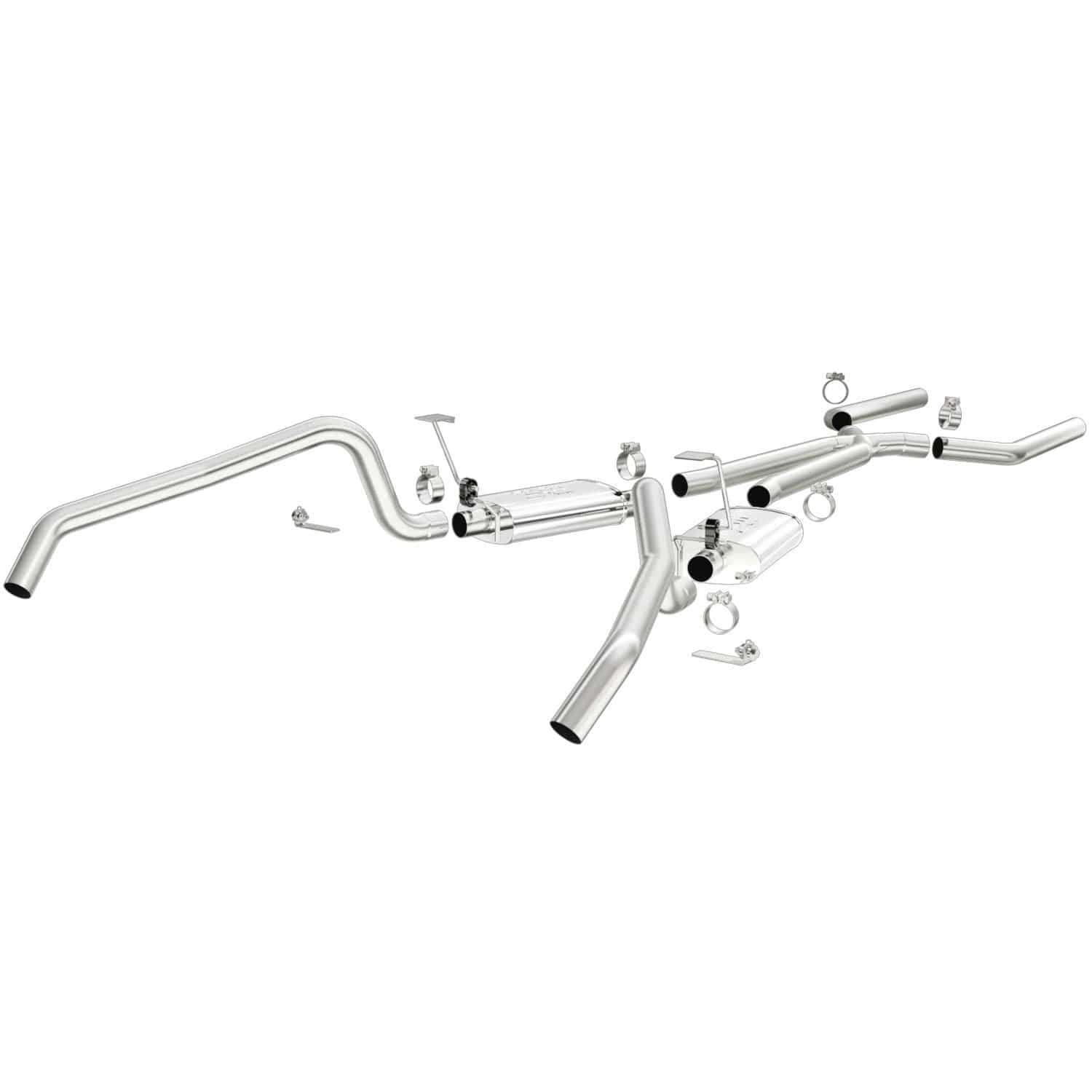 Crossmember-Back MagnaFlow Performance Exhaust System 15896: Street Series