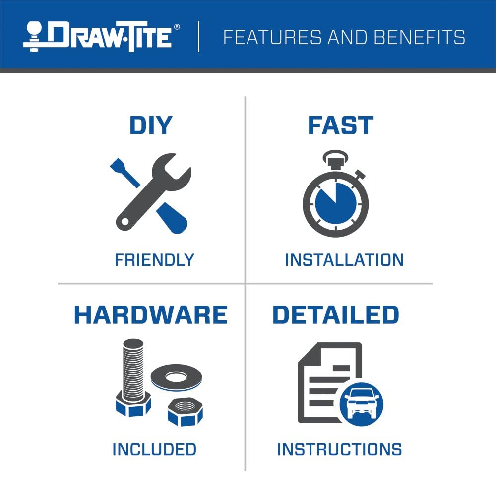 Black Draw-Tite 75940 Max-Frame Receiver