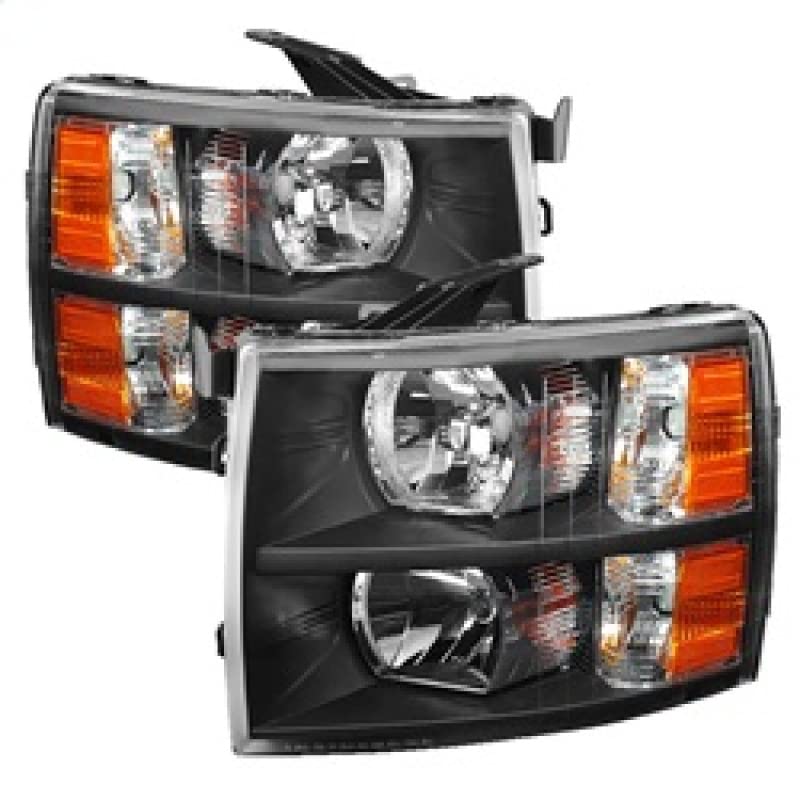 Crystal Headlights Black/Clear xTune Auto 5076991