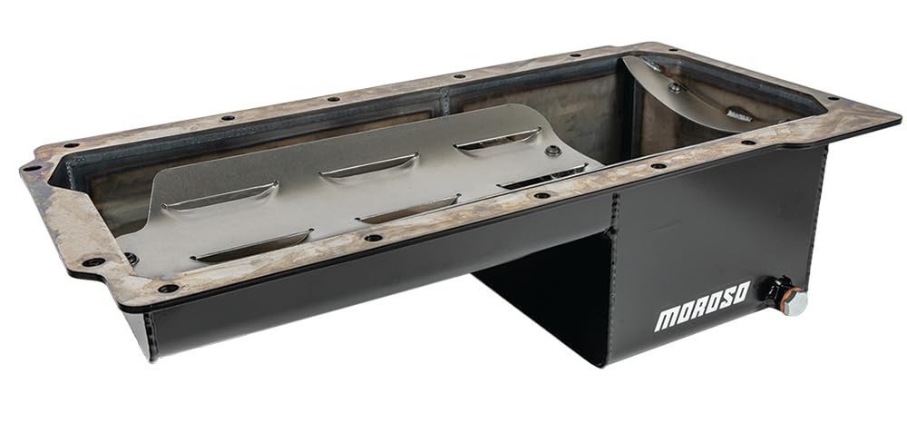 Moroso Steel Oil Pan 20151, Fits GM LS using Dart LS Next Engine Block