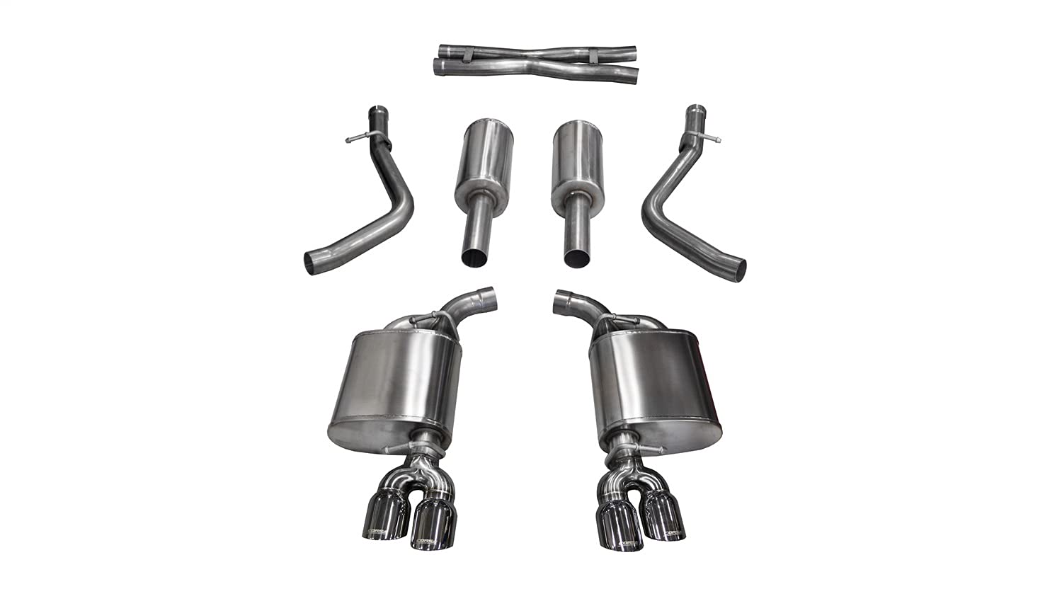 Dodge Challenger R/T 2015-2016 Corsa 14986 Cat-Back Exhaust, 1 Pack