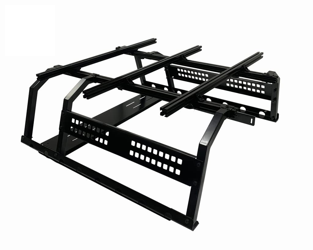 Discovery Overland Vehicle Systems Truck Bed Rack Mid Size 5ft Bed Truck - Suitable for Toyota Tacoma, Jeep Gladiator JT