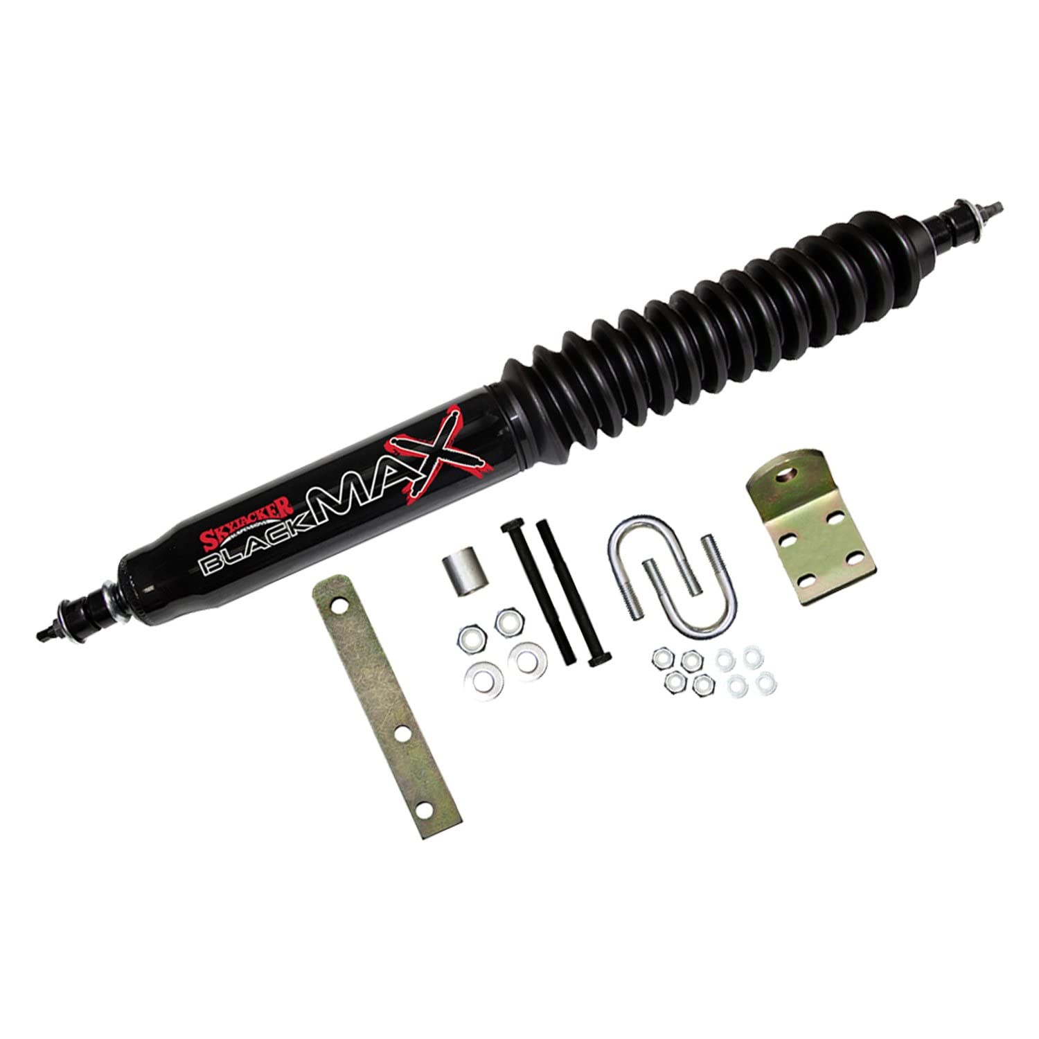 Skyjacker Suspension Lift Kit T422KS-B w/Shock Black MAX Shocks 4 in. Lift 2.5 in. Wide Rear U-Bolts
