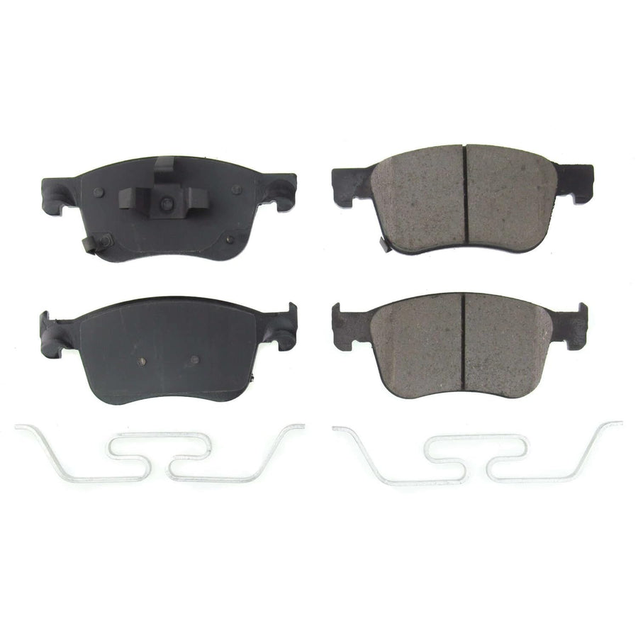 Power Stop Front Brake Kit For Honda Accord 2018-25 | Acura Integra 2023-25 | Civic 2022-25 - Ceramic Brake Pads With Installation Hardware, 17-2115