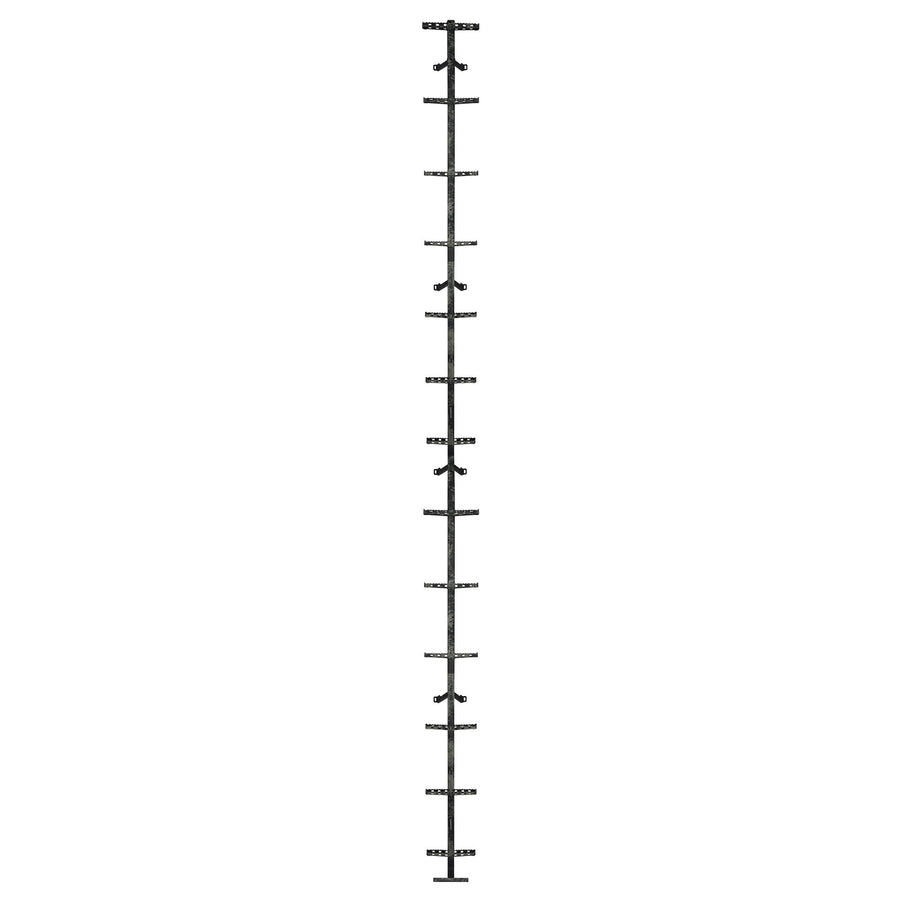 20-Feet Hawk Traction Stacking Stick with Dual-Sided Non-Slip Steps, Oval Tubing Grip, and Ratchet Strap for Rock-Solid Stability (Mud)