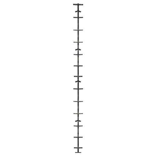 20-Feet Hawk Traction Stacking Stick with Dual-Sided Non-Slip Steps, Oval Tubing Grip, and Ratchet Strap for Rock-Solid Stability (Mud)