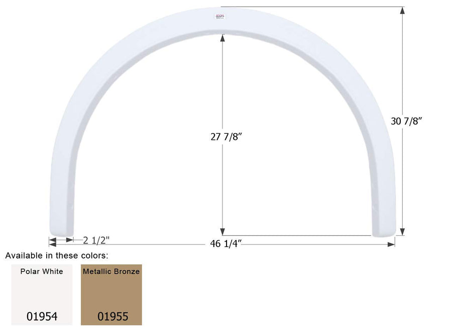 Fender Skirt ICON, Single, Fleetwood, FS1954, Polar White