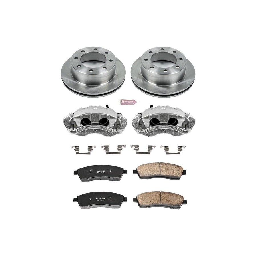 Power Stop 1-Click KCOE1890 Autospecialty Brake Kit with Calipers OE Replacement