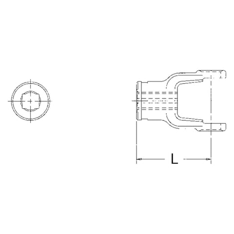 Power Take Off End Yoke Neapco 18-7327