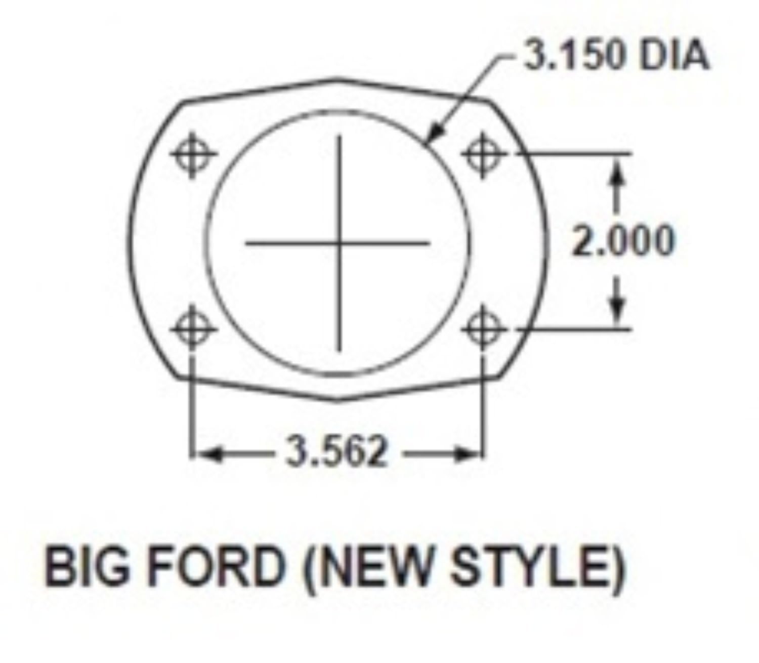 Rear Ford 9" Disc Brake Conversion – Large Bearing, Torino Style