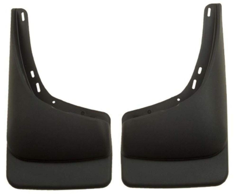 Husky Liners Mud Flaps HUS-57031, Custom Molded, Rear, Thermoplastic, Black, Dodge, Dakota, Pair