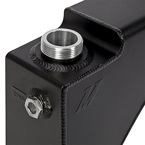 Mishimoto Aluminum Degas Reservoir Tank MMRT-F2D-99EMWBK Fits Ford 7.3 Powerstroke 1999-2003 Wrinkle Black
