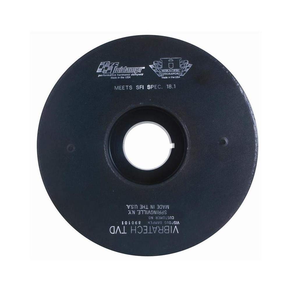 01-05 GM Duramax 8 3/8IN O.D. External Balance 23 LBS. Black ZINC Chromate Finish FLUIDAMPR