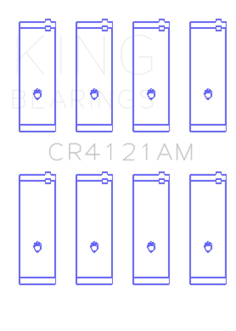CR4121AM0.25 King Engine Bearings Connecting Rod Bearing Set