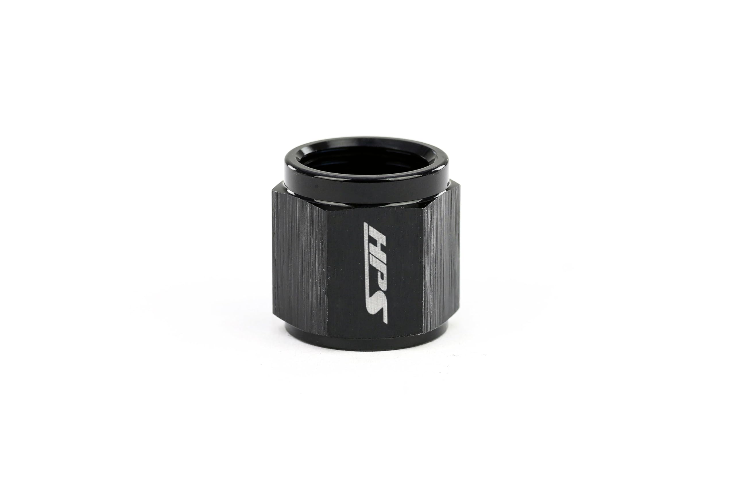 AN818-12 HPS Hard Line Tube Nut, Aluminum, Size: AN-12, Black