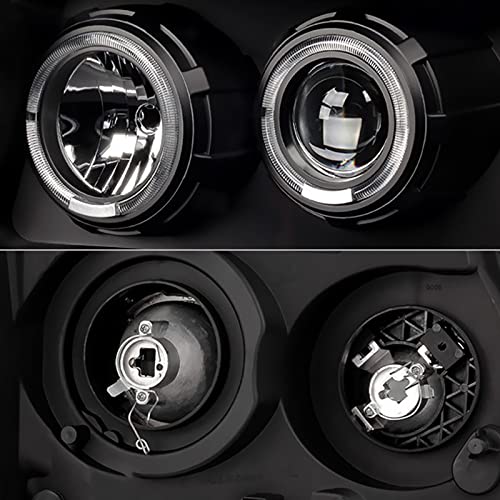 Headlight Xtune PRO-JH-CSUB07-LED-BK (Chevy Suburban 1500/2500 07-14 / Chevy Tahoe 07-14 / Avalanche 07-14 Halo Projector W/LED s - Black)