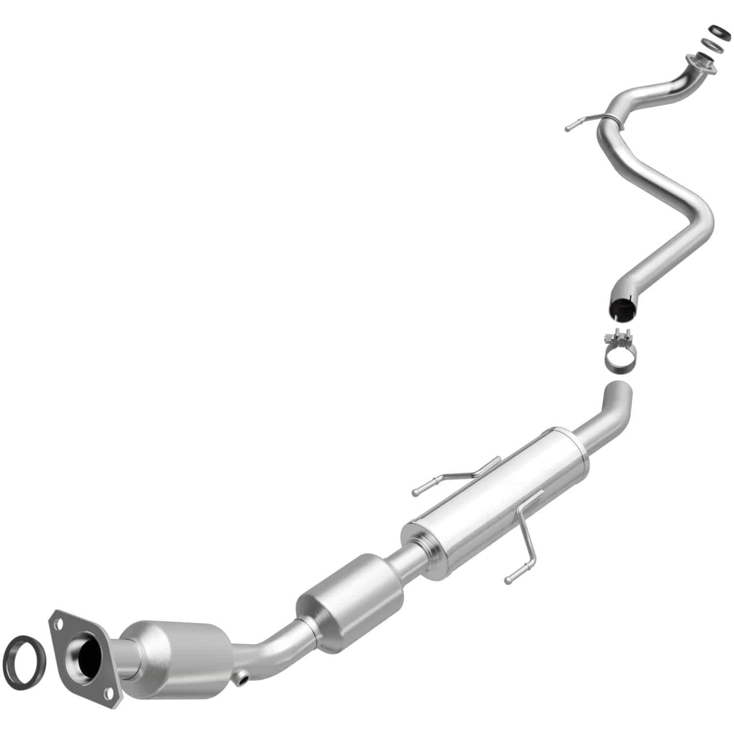 Catalytic Converter MagnaFlow 551581: California Grade, Direct-Fit, Compatible with 2007-2011 Toyota Yaris (CARB Compliant)