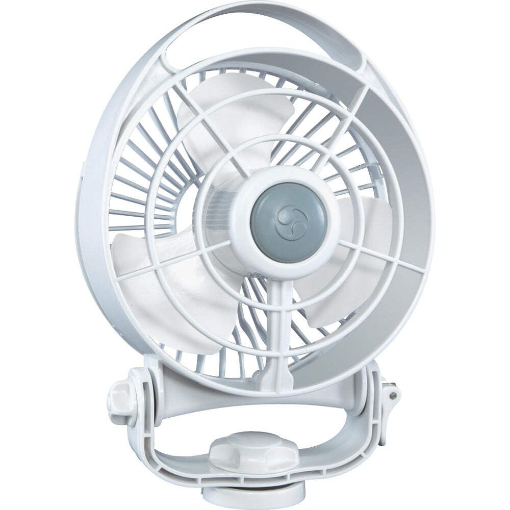 Caframo Bora Marine. 12V Fan Marine, Direct Wire, Low Draw, 5000 Hour Motor Life. White, 6.5â€ x 3.0â€ x 9.5â€ (748CAWBX)