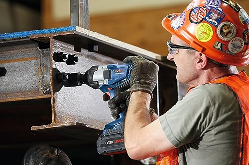 BOSCH PROFACTOR™ GDS18V-740CB14 18V Connected 1/2 In. Impact Wrench Kit with Friction Ring and (1) CORE18V 8 Ah High Power Battery