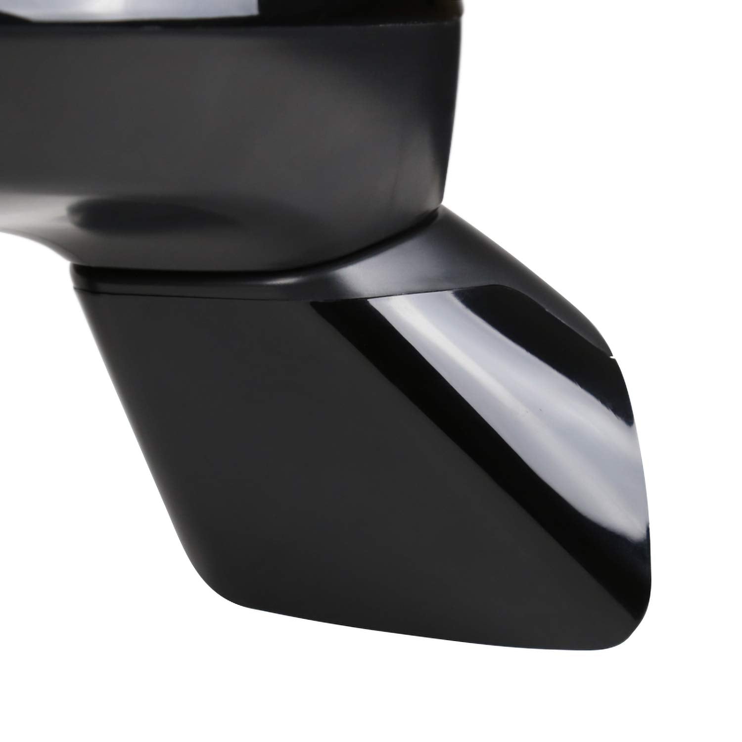 Spec-D Tuning Power Adjust Right Passenger Side Glossy Black 3-Pin Manual Fold Side Mirror Compatible with 2012-2015 Honda Civic