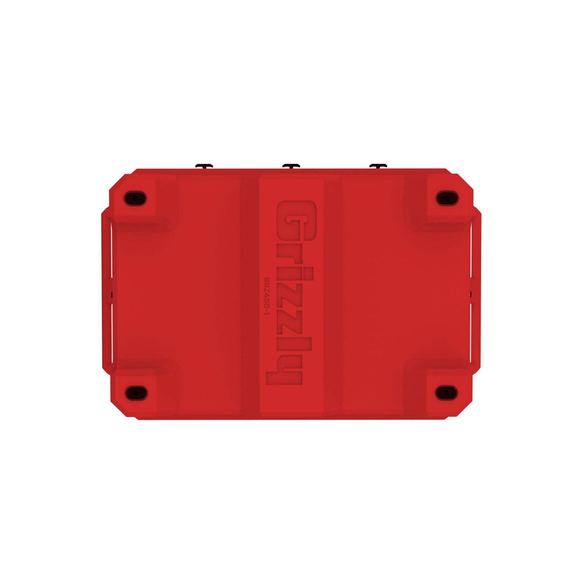 450 Cooler Grizzly | 450 qt Ice Chest Durable Rotomolded Insulated | Made in USA | Warranty for Life | for Cold Plunge Ice Bath Camping Fishing Hunting | G450 | Red