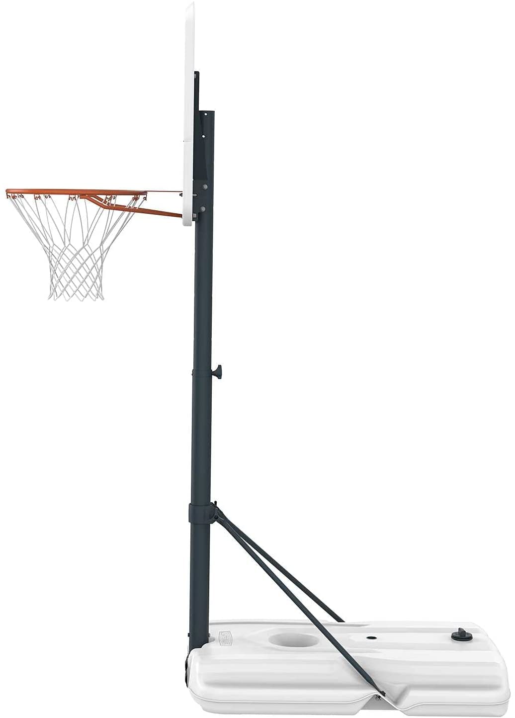 1301 Lifetime Pool Side Basketball System, 44 Inch Backboard, White/Blue