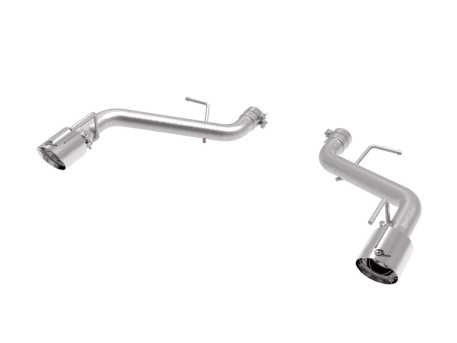 MACH Force-Xp aFe Power 2-1/2 IN 409 Stainless Steel Axle-Back Exhaust System Polished