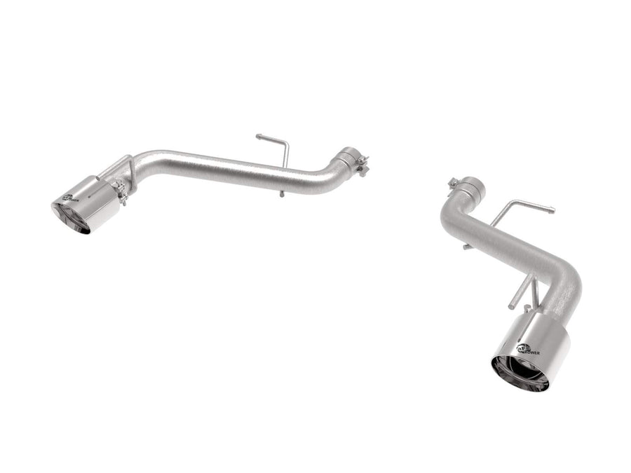 MACH Force-Xp aFe Power 2-1/2 IN 409 Stainless Steel Axle-Back Exhaust System Polished