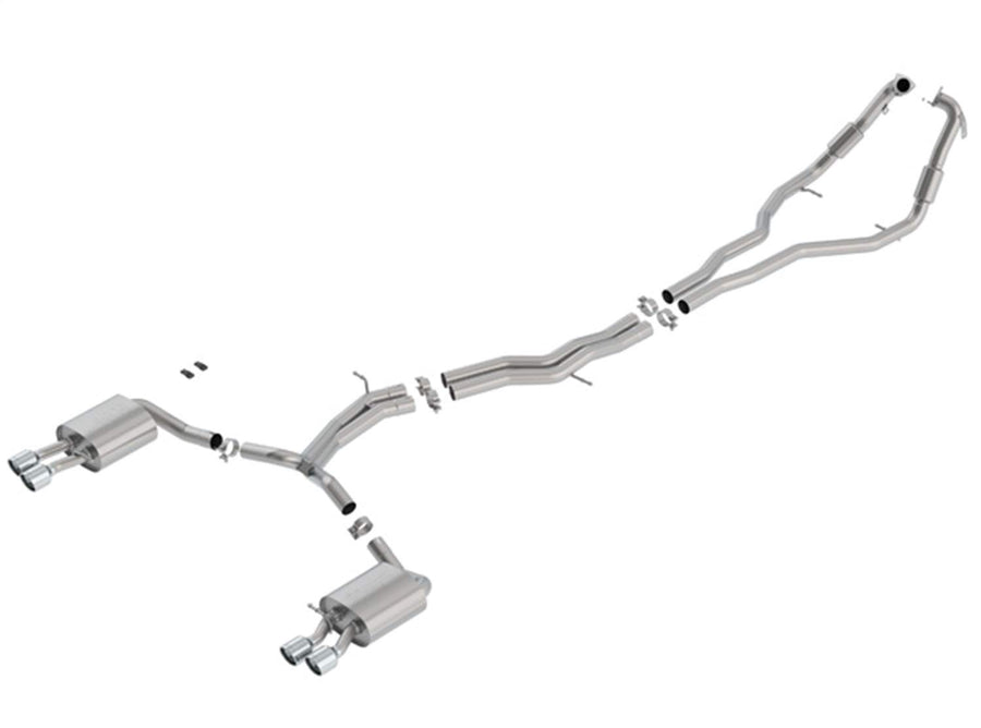 BORLA Cat-Back System 140749 for 2018-2023 Audi S5 Sportback 3.0L V6 Turbo Automatic Transmission All Wheel Drive 4 Door With Electric Exhaust Valve