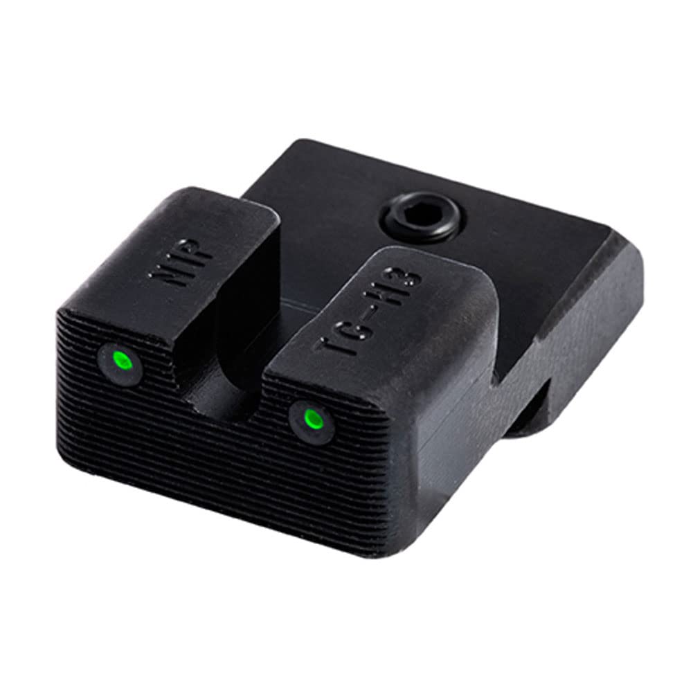 Tritium Pro TRUGLO Glow-in-the-Dark Handgun Night Sights for 1911 Pistols, 260 Front / 450 Rear, Black