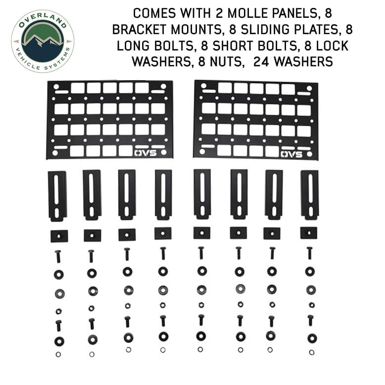 Expedition Cap Under Side Door Molle Panels - Overland Vehicle Systems - Pair