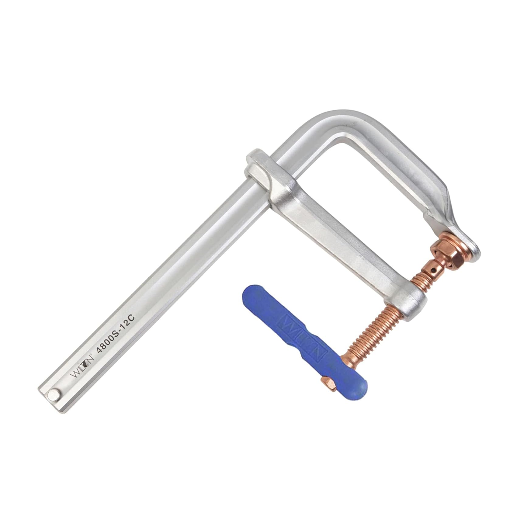 Wilton Heavy F-Clamp Spark-Duty, 12" Opening, 7" Throat, 4880 Lbs. Clamping Force (Model 4800S-12C)