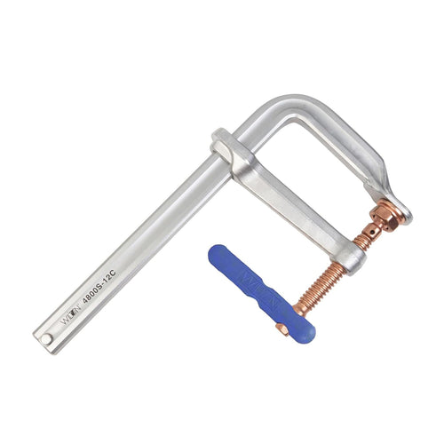 Wilton Heavy F-Clamp Spark-Duty, 12" Opening, 7" Throat, 4880 Lbs. Clamping Force (Model 4800S-12C)