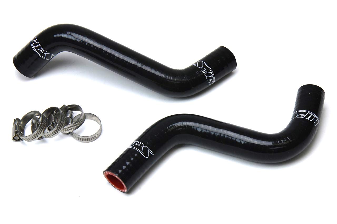 Black HPS 57-1524-BLK Radiator Hose Kit Coolant