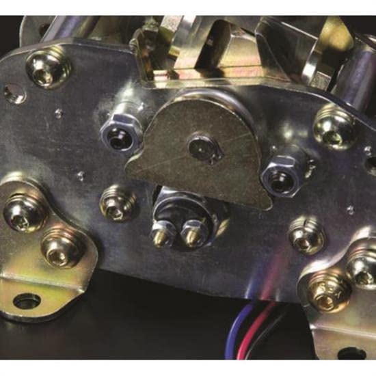 ES Shifter Lokar Performance Products ES6L80DXMB Gm 6L80 Black 10" Single Bend Lever Mushroom Black Knob