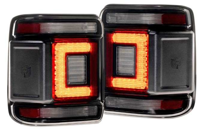 Morimoto XB Red Low Profile LED Taillights For Jeep Wrangler JL 2018+ (LF747)