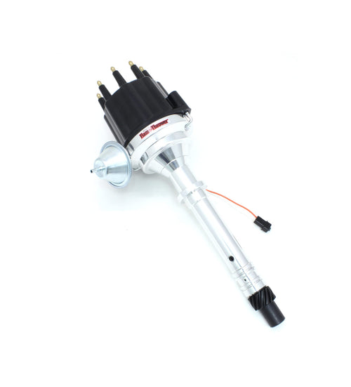 Pertronix Billet Distributor D300710 (Mag Trig Chevy SB/BB Black Male cap)