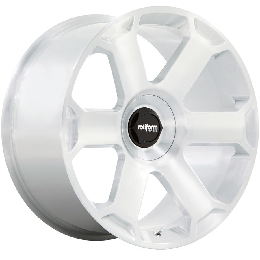 R906 Rotiform 22X10.5 5X112 SLVBRSH 10MM - R906220543+10