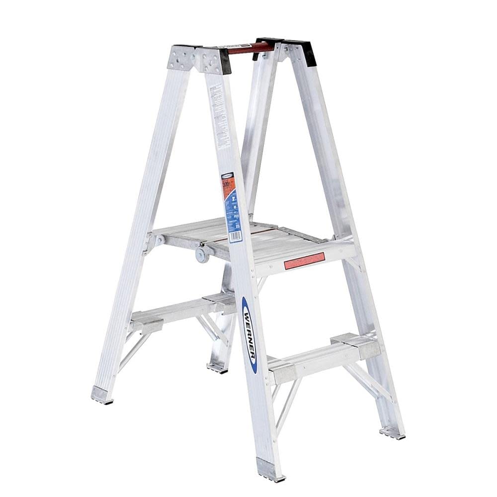 2 Ft. Werner Aluminum Type Ia Stocker's Ladder