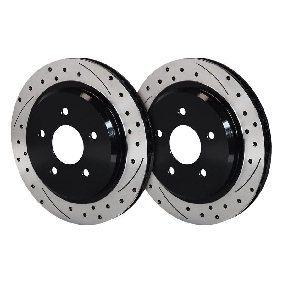 Pro-Matrix Rotor Kit WILWOOD 140-8010U-D, Rear-Drilled 97-04 Corvette C5/Z06