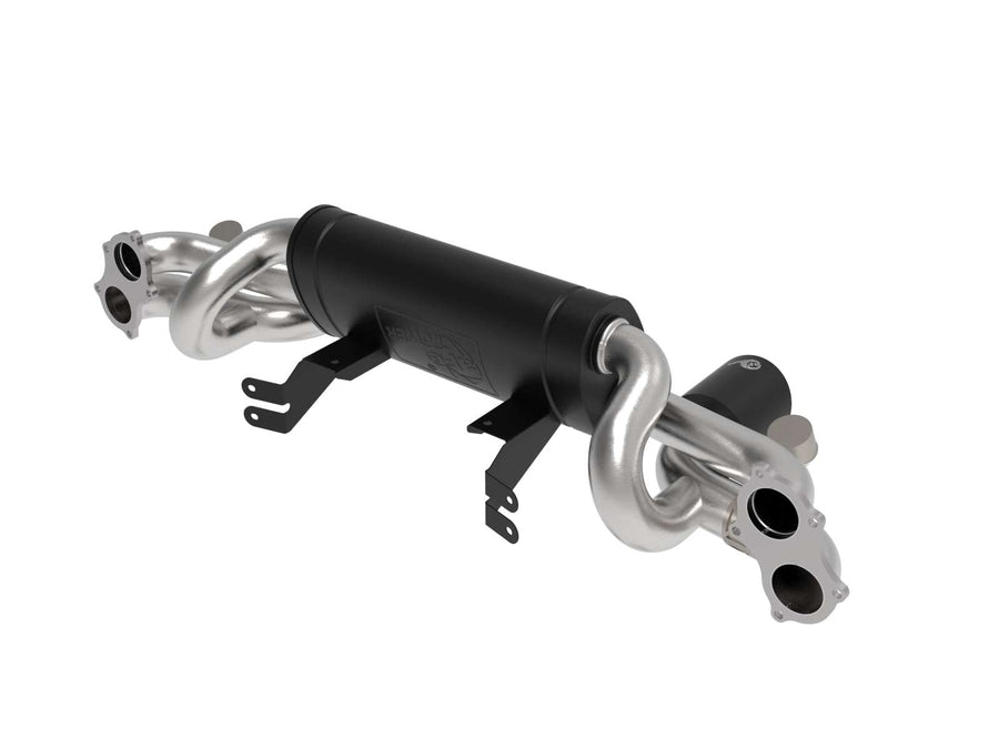 aFe Power 2-1/2 IN MACH Force-Xp Stainless Steel Cat-Back Exhaust w/Black Tip Fit Porsche Cayman GT4 20-22 H6-4.0L 49-36443-B