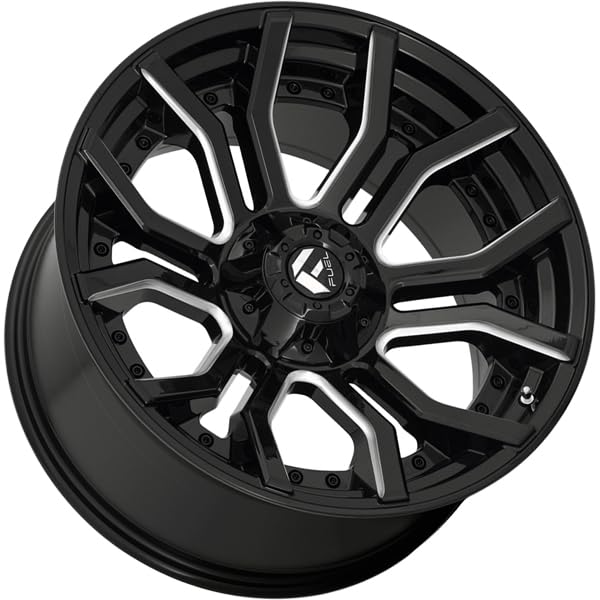 1PC Fuel D711 22X10 5X5.0/5.5 GL-BLK-MIL -18MM - D71122005747